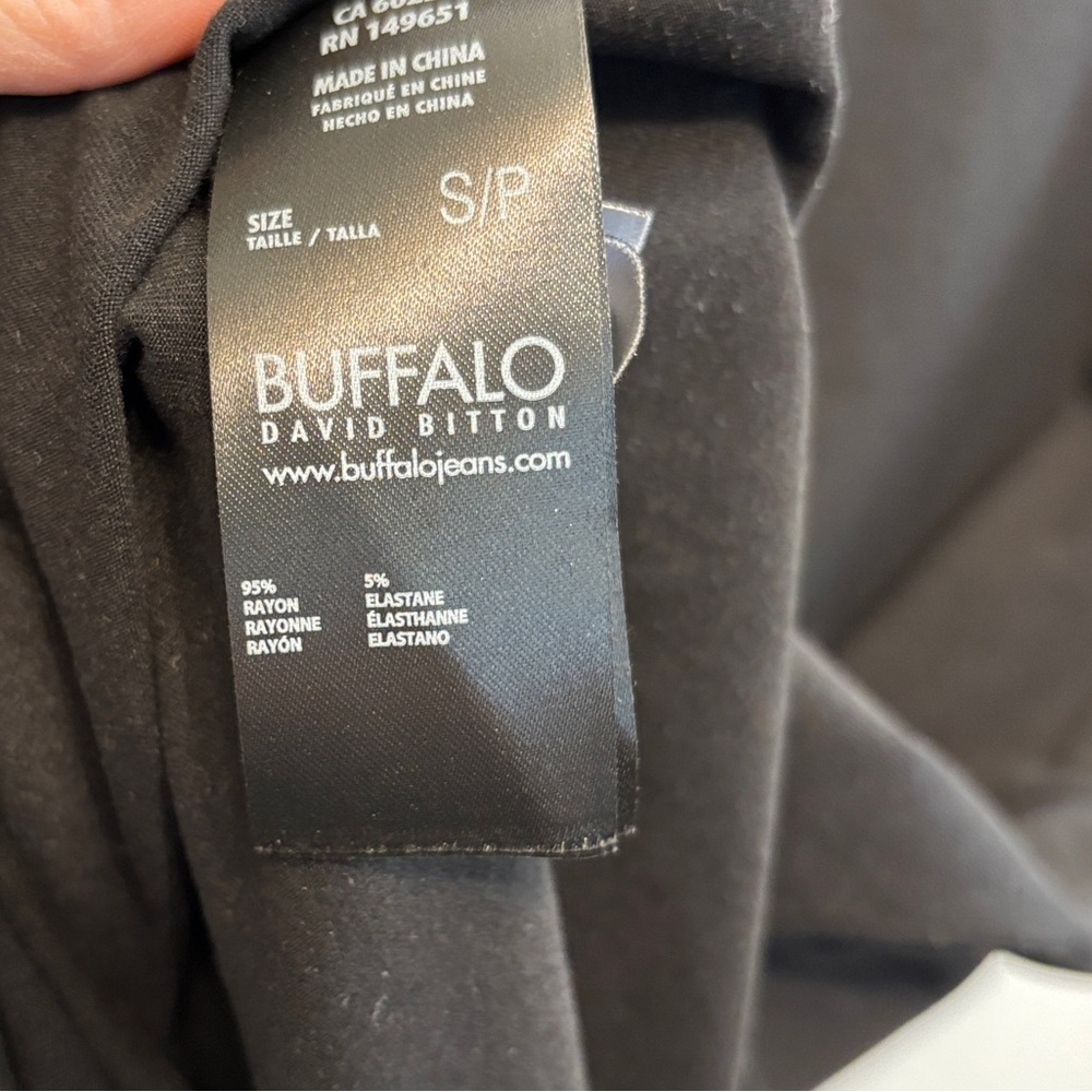 Buffalo David Bitton Black Asymmetrical Sheath Dress - Picture 5 of 5